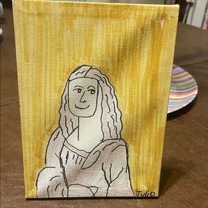 Handcrafted  Mona Lisa  Art Canvas